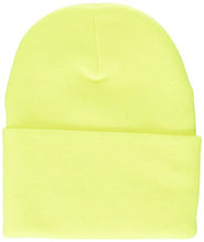 Load image into Gallery viewer, Carhartt Men's Knit Cuffed Beanie, Brite Lime, One Size