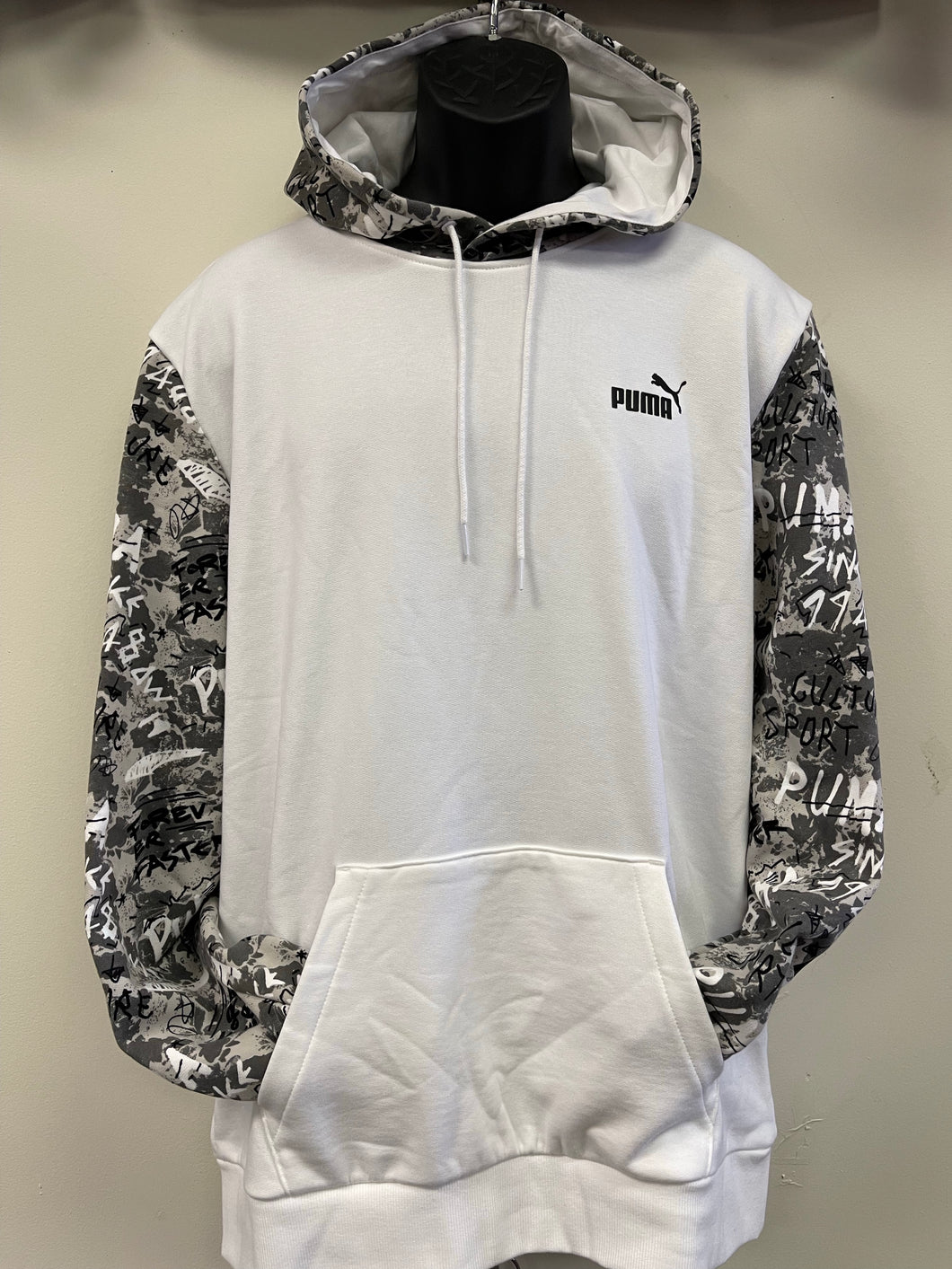 Puma Graffiti Hoodie White