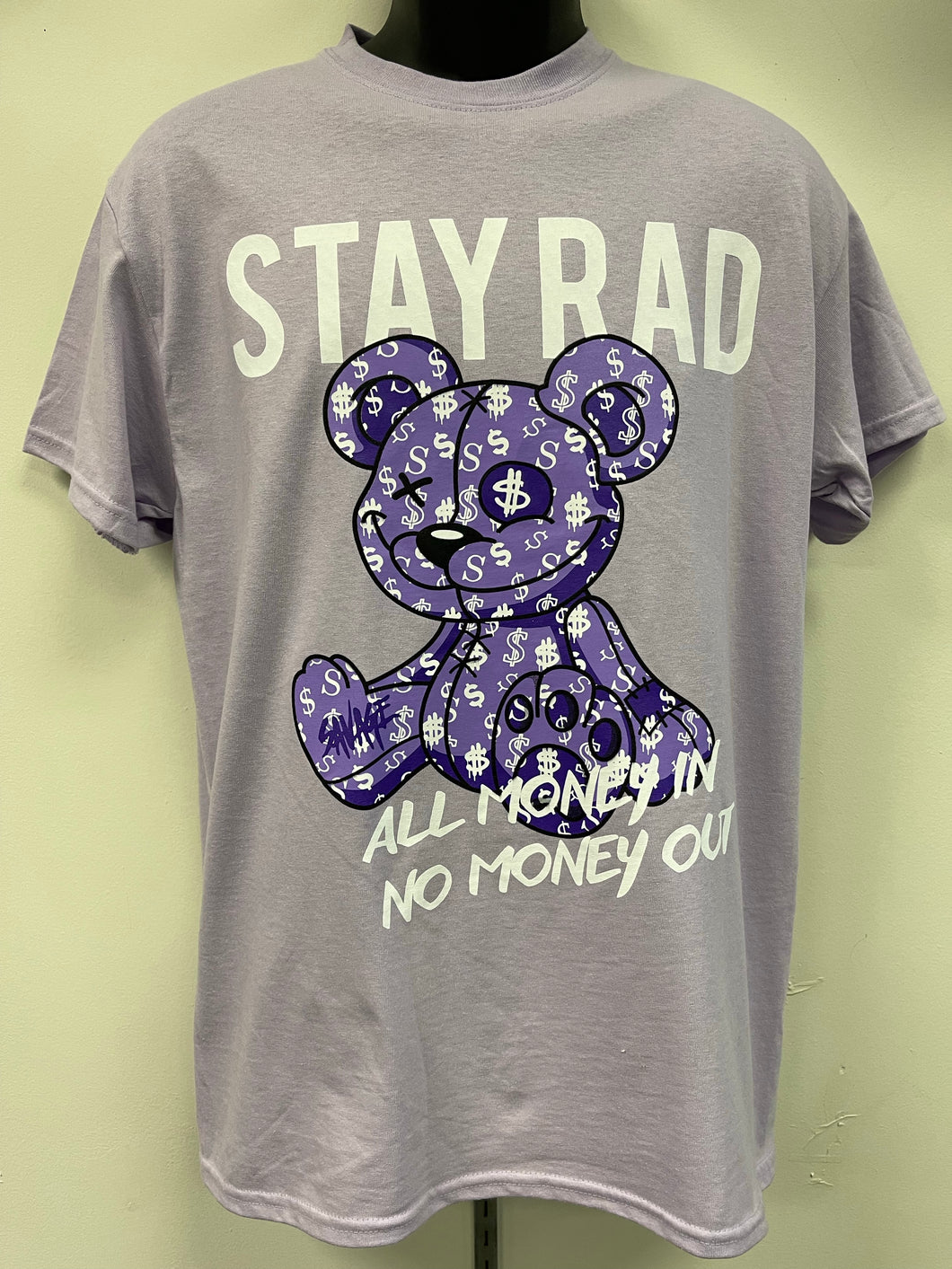 “Stay Rad” Graphic T-shirt / Purple