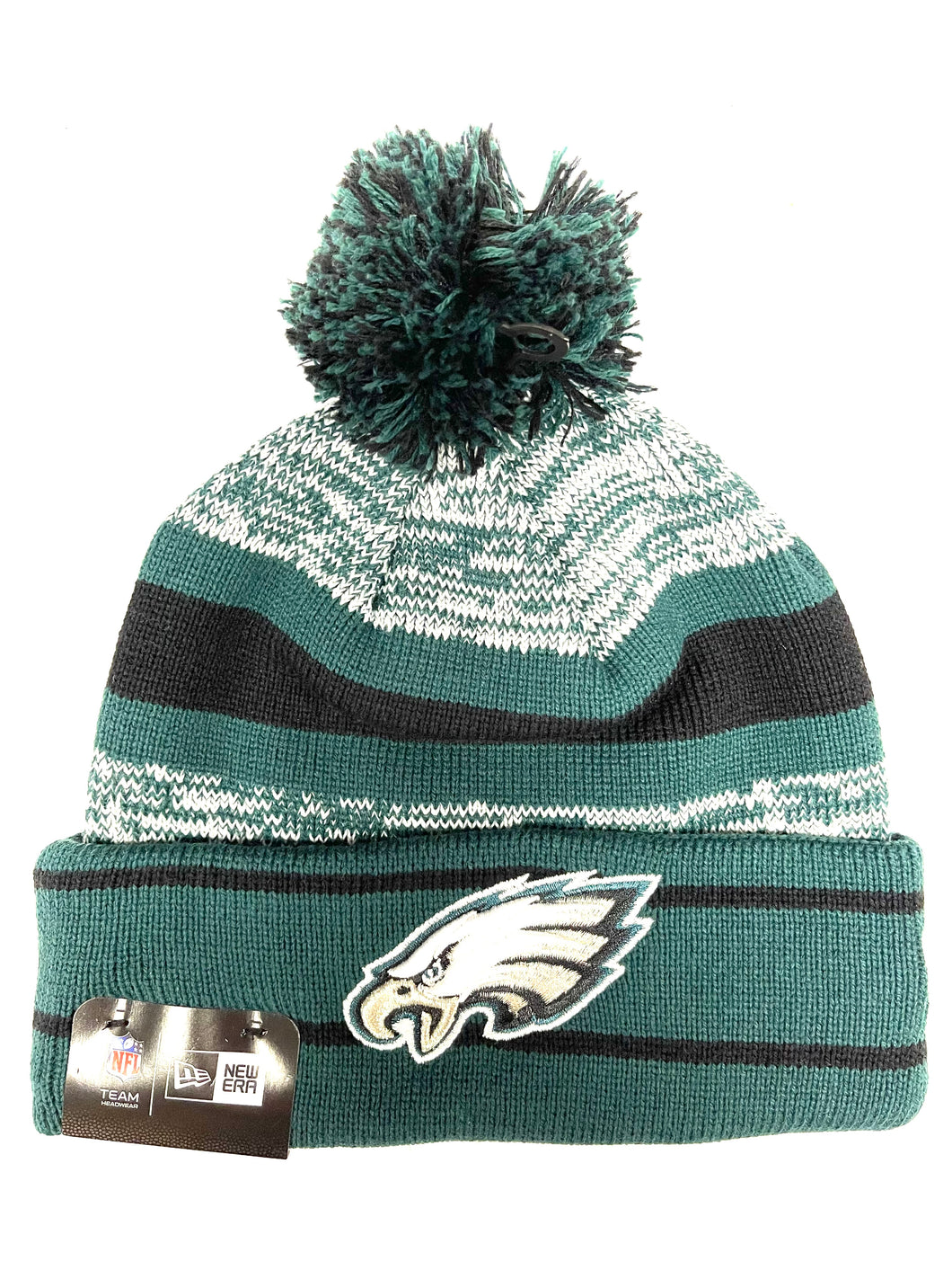 New Era NFL Philadelphia Eagles Cuff Pom Knit