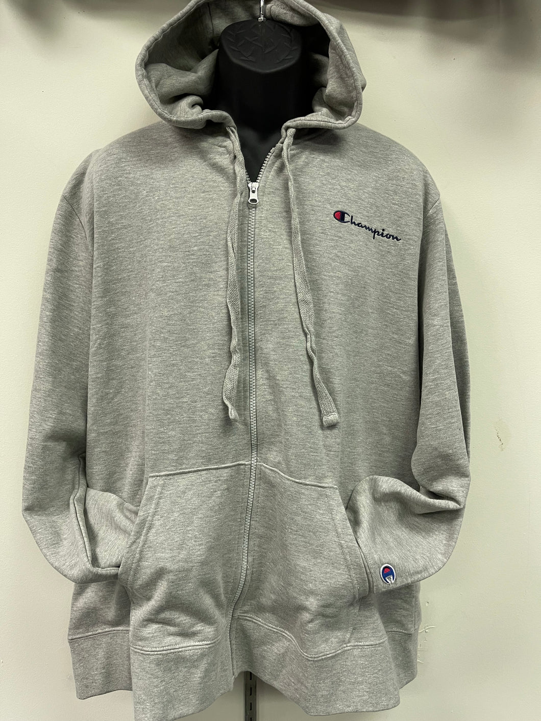 Champion Fullzip Fleece Hoodie / H.Grey