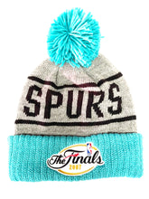 Load image into Gallery viewer, Mitchell &amp; Ness NBA Spurs The Finals 2007 Cuffed Knit Hat
