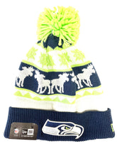 Load image into Gallery viewer, New Era NFL Seattle Seahawks The Mooser Knit Hat
