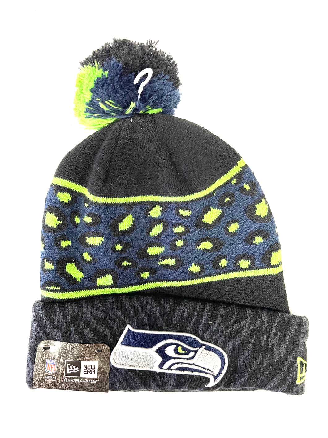 New Era NFL Seattle Seahawks Polar Prints Knit Hat